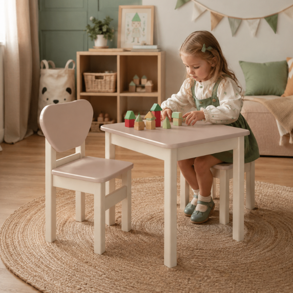 Dětský stolek Tusso Gekko Kids. Cappuccino